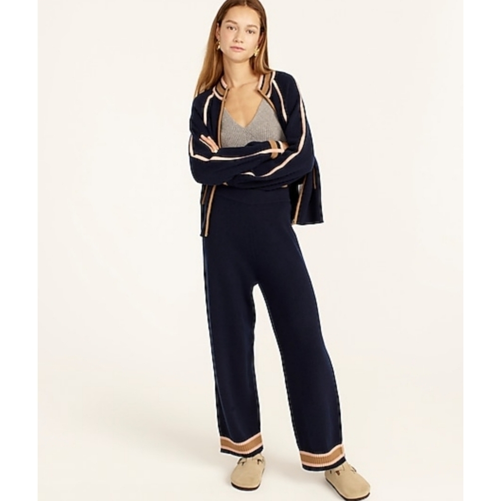 30. J.Crew Cashmere track pant